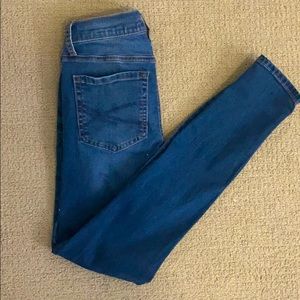 Aeropostale blue skinny stretchy jeans